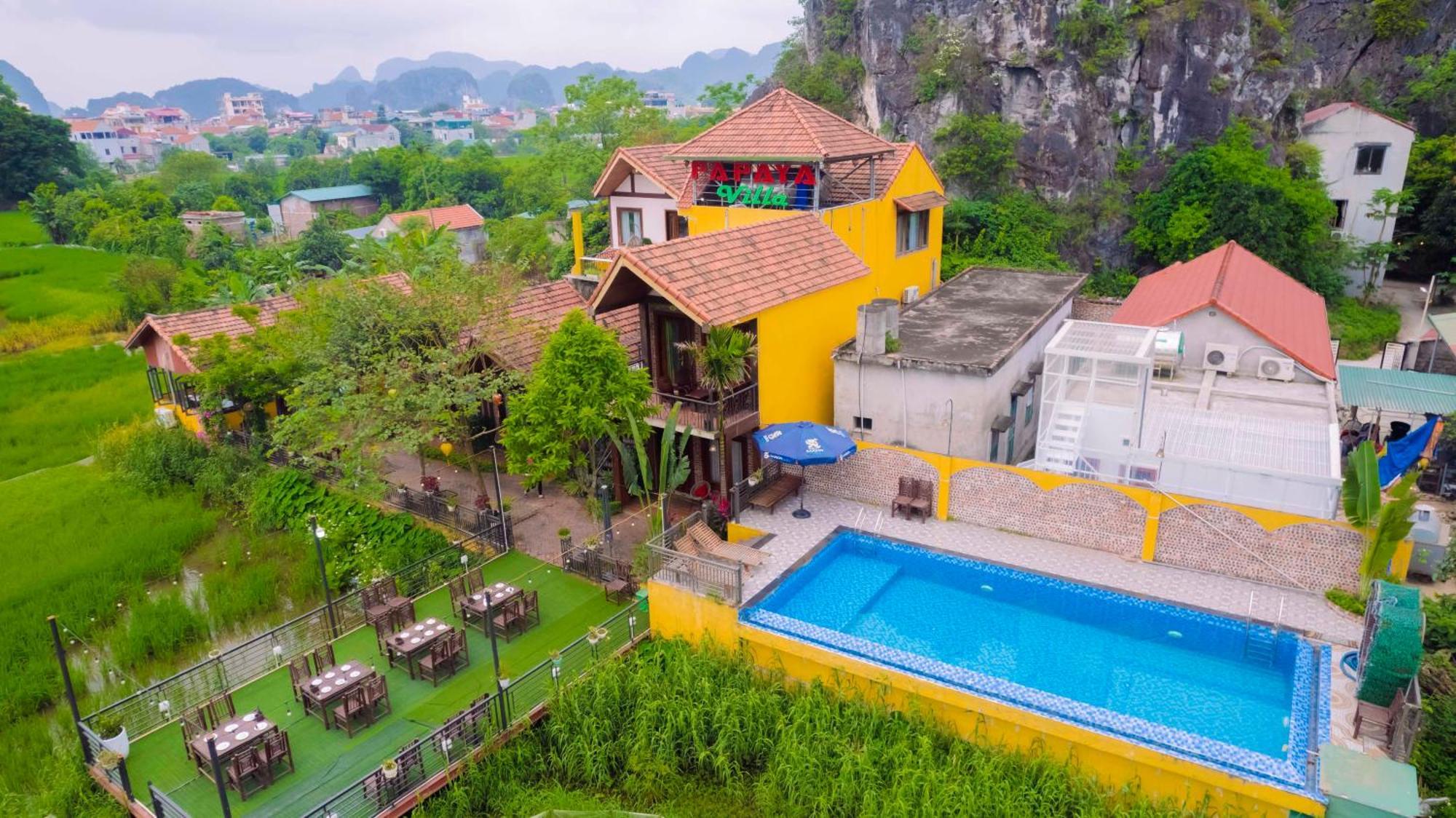 Papaya Bungalow & Rice Fields Ninh Binh Exterior foto
